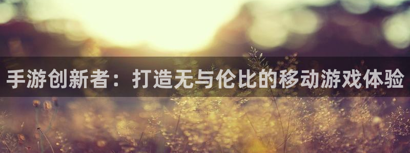 庄闲和游戏官网：手游创新者：打造无与伦比的移动游戏体验